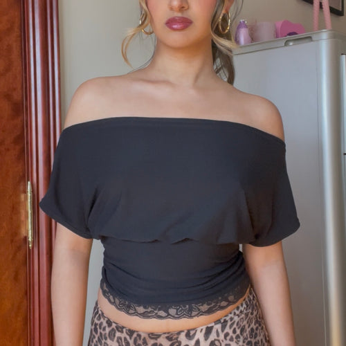 Lace Off-Shoulder Top